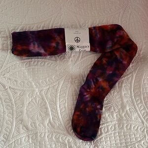Women Tie-Dye Casual Socks - Purple and Orange